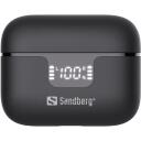Sandberg Juhtmevabad k&otilde;rvaklapid 126-52, 40g, Must, 112dB, 32&Omega;, Bluetooth, 20Hz-20KHz, M&uuml;ra summutus, Sisseehitatud mikrofon