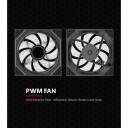 Xilence Корпусный вентилятор XPF120U.ARGB XF076, 120mm, 500-1800 RPM, 7-13.2 V, Гидравлический подшипник, Черный