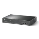 TP-Link TL-SF1009P сетевой коммутатор 9&times; 10/100 Mbps 8&times; PoE+ 65 W настольный чёрный
