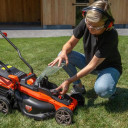 Akumulatora zāles pļāvējs, bezoglīšu, 20V, Ø340mm, POWDPG75561 POWERPLUS