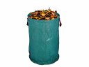Garden Basket Bag 272L, GEKO, G73285, polypropylene fabric 145 g/m², 70 cm height, 60 cm diameter, green, 4 handles