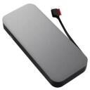 Lenovo Go Laptop Power Bank, 40ALLG2WWW, 20000 mAh, 74 Wh, 1 x USB-C, 1 x USB-A, 3 seadet, 3 tundi laadimine