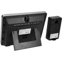 Laika stacija RCC 2MEASURE 260908 Elektroniska, bezvadu, apgaismota, melna
