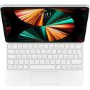 Apple Magic Keyboard 12.9-inch iPad Pro MJQL3S/A, traadita, valge, QWERTY, USB-C, puuteplaat, akumulator