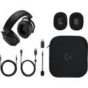 Logitech G Pro X2 Lightspeed 981-001263, 30m, 3000min, 50h akumulatora darbība, 7.1 Surround Sound, USB centrmezgls, Binaural