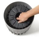 Lamela Lillepott Mira 9159079, 25cm, 297mm, 6.2L, &uuml;mmargune, kollane, plastmass