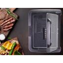 Beper Elektriline grill 90.871, 2200 W, 39x29 cm, eemaldatav klaaskate, mehaaniline juhtimine