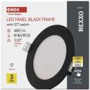 Emos LED &scaron;viestuvas NEXXO ZD1323, 7 W, 480 lm, IP40/IP20, &scaron;iltai/neutrali balta, apvalus, 30 000 valandų, 110&deg; spindulio kampas