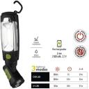 Emos P4518 0032695, 3 W, 380 lm, 27 m, Li-Ion 2500 mAh, IP43, magnetiline kinnitus, kiire v&auml;ljal&uuml;litamise funktsioon