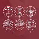 Комплект стеклянного пресс-головочного котла DUO 2 × 450 г, 9,1 × 9,1 × 16,5 см, 0,83 кг 313700 Browin