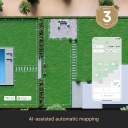 Dreame A2 робот газонокосилка до 3000m&sup2; LiDAR навигация MXXA8210 Черно-Серая