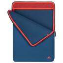 Rivacase SLEEVES KORPUS 5223DARKBLUE, 14", 240g, neopreen, pol&uuml;ester, 1, vertikaalne koormusdisain, topelt t&otilde;mblukk