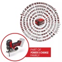 Bezvadu elektriskā finierzāģis, EINHELL, 4321265, 18V, 135mm grie&scaron;anas dziļums, bezsuku motors, 3 zāģa asmeņi iekļauti