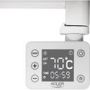Adler R&auml;tikute radiaator AD 7823, 400 W, valge, IP24, 10 k&uuml;ttekeha, 2 k&uuml;tte režiimi, LED puutetundlik juhtpaneel