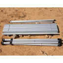 Saliekams galds, stabils un kompakts, 70x70 cm, alumīnijs, R591504, BasicNature