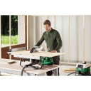 Bezvadu galda zāģis, HIKOKI, C3610DRJW4Z, 36 V, 254 mm, bezsuku motors, ātra bremzē&scaron;ana, liela darba virsma.