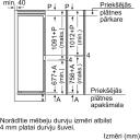 Bosch Integreeritav k&uuml;lmik KIN86VSE0, 184L, 76L, 35dB, 2 ust, LED valgustus, No Frost, E klass