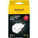 Intenso toiteadapter 7803022, Sissejuhatav pinge 100-240 V, Sissejuhatav sagedus 50/60 Hz, USB-C v&auml;ljund 30 W, Kiire laadimine