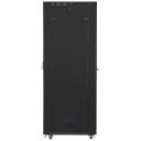 Lanberg Rack kapp 19" vabalt seisev 47U/800x1000, FF01-8047-23BL, RAL 9004, 151kg, 47U, reguleeritavad s&uuml;gavuse raudtee