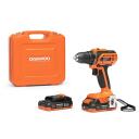 Aku puuremasin-skrutivõti DAEWOO DAA 2122Li SET, 21V, 2Ah, Li-Ion, 30Nm, 0-1550 p/min