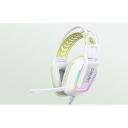 Onikuma X13 spēļu austiņas X13 White, 50mm, 32&Omega;, 105dB, 2m, USB, 3.5mm, omnidirekcionalais mikrofons