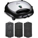 TEFAL | Sandwitch Maker | SW614831 | 700 W | Number of plates 3 | Black/Stainless Steel