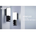 Ezviz LC3 CS-LC3 4MP 2-in-1 LED Seinalamp ja V&auml;listingimustes Nutikas AI Kaamera 32GB &Ouml;&ouml;n&auml;gemine MicroSD Valge
