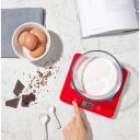 Russell Hobbs Кухонные весы RH015711RAR, 5кг, красные, ЖК-дисплей, сенсорная панель, автоотключение