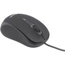 Tellur Laidinė pelė TLL491011, 800/1200/1600 DPI, 4 mygtukai, 135 cm, mini, juoda, reguliuojamas DPI, Plug & Play