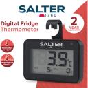 Salter ledusskapja termometrs SA00574BFEU12, -10&deg;C līdz 50&deg;C, 0,1&deg;C precizitāte, LED zonas indikators, vienkār&scaron;a uzstādī&scaron;ana
