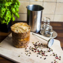 Nerūdijančio plieno presuoto kumpio gaminimo rinkinys BROWIN 313115, 1.5 kg, su priedais