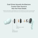 Беспроводные наушники со встроенным микрофоном и Bluetooth-подключением Redmi Buds 6 Coral Green BHR9245GL Xiaomi