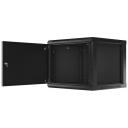 Lanberg Seinale kinnitatav 19" Rack kapp 9U WF01-6609-00S, 600mm, 600mm, 9U, 60kg, IP20, metalluks, 2 ventilaatoriavaust