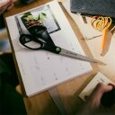 &Scaron;ķēres ReNew, FISKARS 1074547, nerūsējo&scaron;ais tērauds, 210 mm, melna/sudraba