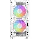 Deepcool Korpus CH360 DIGITAL WH R-CH360-WHAPE3D-G-1, 2x3.5", 2+1x2.5", 4 laiendusslotti, h&uuml;briidklaasist k&uuml;lgpaneel