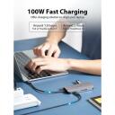 Vention dokkimisjaam TOJHB 7-in-1, 4K HDMI, 3 USB 3.0, 100W PD, SD/TF kaardilugeja, hall