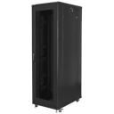 Lanberg Rack kapp 19 42U FF01-8042-23B, 800mm, 42U, 800kg, IP20, perforatsiooniga uks, 4 ventilaatorit