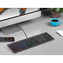 A4Tech Klaviatuur FStyler FX60H A4TKLA47126, 150cm, 12.6cm, 42cm, valgustus, 12 multimeedia klahvi, 2x USB keskpunkt