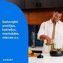 Nutribullet Kokteiļu blenderis NB1206DGCC, 1200 W, 0.9 L, Tritan, 2 krūzes, nerūsējo&scaron;ā tērauda asmeņi, skārienjūtīga saskarne