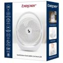 Beper P206VEN425, uzlādējams pārnēsājams ventilators, 3 ātrumi, 2400 mAh, 5h autonomija, LED naktslampiņa, 180&deg; rotācija