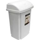 Nhg Siseruumide pr&uuml;gikast 3134113, 25L, valge, plastmass, kaanega, millel on volditav funktsioon