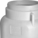 Kvadrātveida Muca, BROWIN, 360420, 20 L, balta, ar rokturiem, 26x26x36 cm
