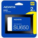 Adata SU650 SSD ASU650SS-2TT-R, 2TB, 2,5", 520MB/s, 450MB/s, 6Gbit/s, 600TBW, 2000000h MTBF