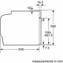Bosch Orkaitė HBG7221B1, 71 L, Elektrinė, Hidrolitinė, Jutiklinė, Konvekcinė, 220-240 V, A+, Juoda
