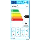 Cata Gaubtas G-45 X 02039305, 51cm, 390m&sup3;/h, 100W, 2 greičiai, LED, plaunamas filtras, nerūdijantis plienas