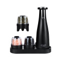 Elektriskais sāls un piparu dzirnaviņu malējs ar 7W litija darbību Matēts Melns AD4449b Adler