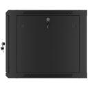 Lanberg Seinale kinnitatav 19" Rack kapp 9U WF01-6609-00S, 600mm, 600mm, 9U, 60kg, IP20, metalluks, 2 ventilaatoriavaust