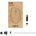 Logitech USB laserhiir M705/BLACK 910-001949, 1000 DPI, 7 nuppu, 10m traadita ulatus, AA aku