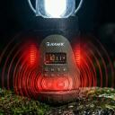 Hawk Pārnēsājams kloķa radio HWRDI430GN, FM/AM, Bluetooth, ārējā akumulatora funkcija, lukturis, SOS, 10W