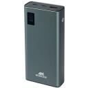 Rivacase Power Bank VA1022, 20000 мАч, 22.5W, ЖК индикатор, металлический корпус, SCP, PD, QC3.0